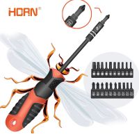 21 In 1 Screwdriver Set Multifunction Magnetic Screw Driver Bits Torx Hex Bit Handle S2 Alloy Steel Screwdriver Kit Repair Tools Drills  Drivers