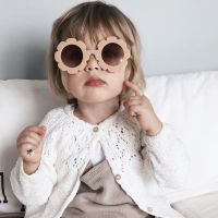 【YF】✼™  Dropshipping Round Colorful Glasses UV400 Boy Toddler Children Hinge Sunglasses Oculos de sol