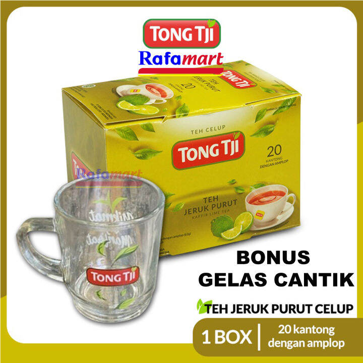 Tong Tji Teh Celup Jeruk Purut 40 Gr 20 Kantong Teh Campuran Rasa