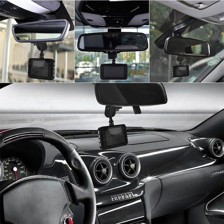 กระจกมองหลังสำหรับรถยนต์กระบังแสงอเนกประสงค์ที่วางโทรศัพท์แบบมีขาตั้งขายึดกล้องโกโปร-hero-8-7-6-5-sjcam-dji-osmo-ชุดอุปกรณ์กล้องแอคชั่นแคมเมรา