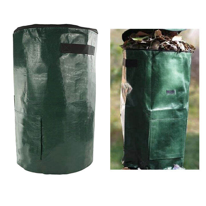 LazaraSuper Compost Bag Heavy Duty Yard Kitchen Garden Garbage Waste ...