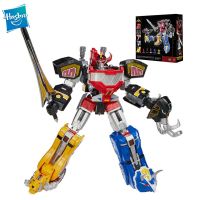 Hasbro โมเดลหุ่นแอคชั่นพาวเวอร์เรนเจอรส์ Megazord ของเล่นของขวัญคอลเล็กชั่นงานอดิเรกสำหรับช่วงแรกๆ