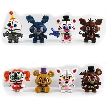 5pcs Hot Sell Five Night At Freddy Anime Fnaf Bear Free Assembly