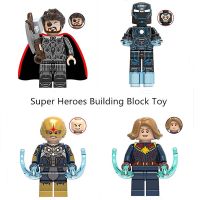 Lego Minifigures Super Heroes Captain Marvel Iron Man Building Block Kids Toys
