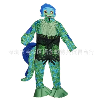 [COD] Luca costume childrens summer friendship day sea monster conjoined cos role-playing