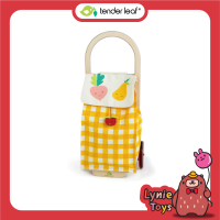 Tender Leaf Toys ของเล่นไม้ ของเล่นเด็ก กระเป๋าลากช้อปปิ้ง Pull Along Shopping Trolley