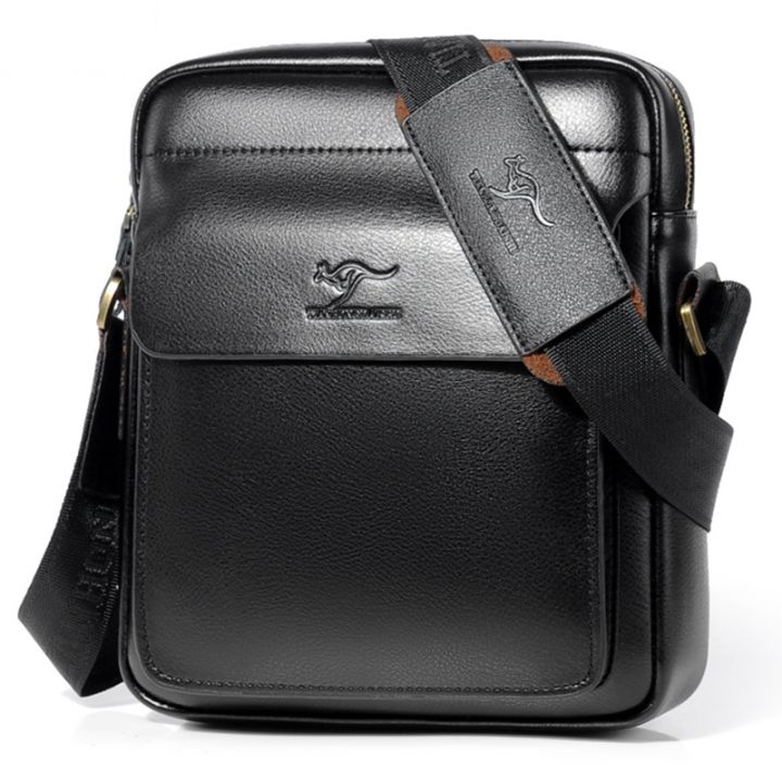 Genuine Leather Videng POLO Brand Men Messenger cross body shoulder Travel  vintage Bag-Dark Brown price in UAE | Amazon UAE | kanbkam