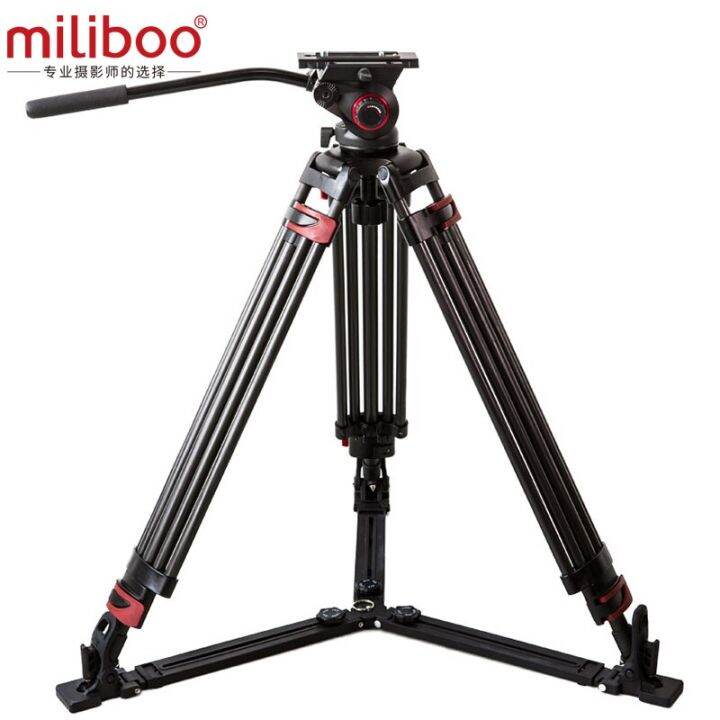 miliboo-mtt609a-งานหนักระดับมืออาชีพหัวไฮดรอลิกกล้องลูกบอลขาตั้งกล้องสำหรับกล้องวิดีโอ-ขาตั้งกล้องดีเอสแอลอาร์รับน้ำหนักขาตั้งกล้องวิดีโอสูงสุด15กก