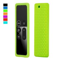 Silicone Protective Cover For Apple TV 4K 4th 5th Gen Remote Control Honeycomb Pattern Shockproof Case For TV Remote