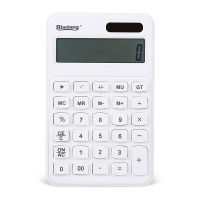 M&amp;G Office Desk Type 12 Digital Solar Button Dual Battery Calculator ADG9813 Calculators