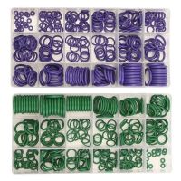 ❉▪♛ 270Pcs 18 Sizes Universal Car Air Conditioning HNBR O Rings Car Auto Repair Tools Rubber Air Conditioning Refrigerant Ring Set