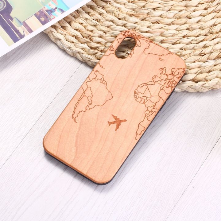 passport-flight-travel-world-map-engraved-wood-phone-case-funda-for-iphone-14-14pro-14plus-13promax-13-12-11