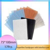 75x100mm Superfine Polishing Sandpaper 17pcs FV Sanding Disc Kit Soft Polish 1000 to 2000 Grit for Automotive Paint Sanding Power Sanders