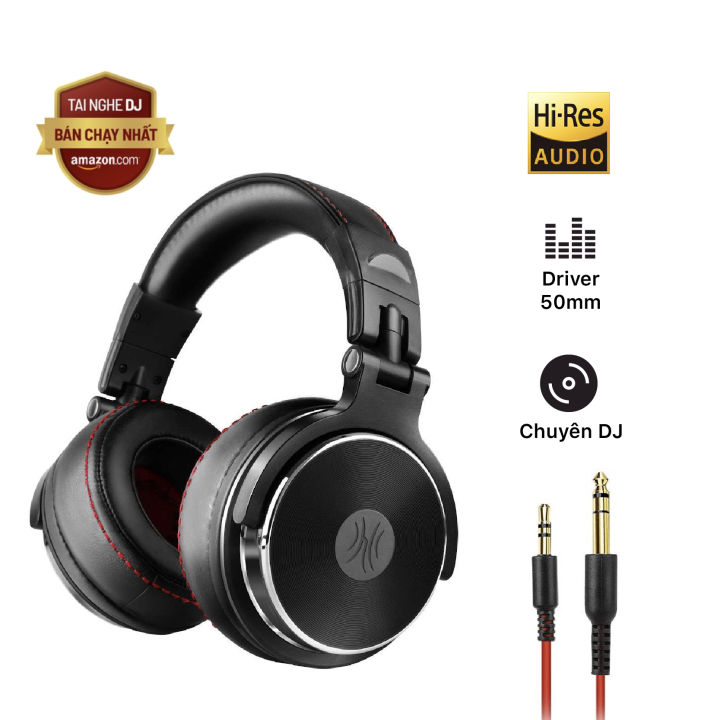 Tai Nghe Oneodio Studio Pro 50, Hi-Res Audio, Wired- Black 