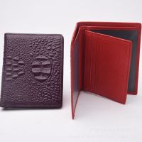 [COD] Wholesale crocodile cowhide drivers mens short leather ladies driving this document card