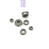 30 FR144ZZ FR156ZZ FR166ZZ FR168ZZ โลหะความแม่นยำสูงหน้าแปลนขนาดเล็ก Deep Groove Ball Bearing ชิ้นล็อตชิ้นส่วนเครื่องพิมพ์