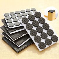 48pcs/set Self Adhesive furniture leg pad Anti Slip Scratch DIY Furniture Feet Floor Protector Pads Table Legs Stools Chairs Mat Furniture Protectors