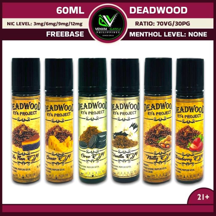 [FREEBASE] Deadwood Ry4 Flavor 60ml | Lazada PH