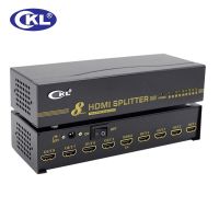 CKL HD-98 High Quality 1*8 8 Port HDMI Splitter Support 1.4V 3D 1080P for PC Monitor HDTV