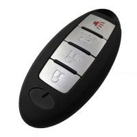 4ปุ่มสมาร์ทรีโมทคอนล Key Shell Case สำหรับ Infiniti ไม่มี Side Groove Fob Key Cover (รุ่นเก่า)