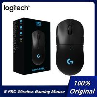 เมาส์สำหรับเล่นเกมส์ไร้สาย Logitech G PRO เลเซอร์แสง25600 RGB เซ็นเซอร์วัด DPI สำหรับ E-Sports ของแท้ใหม่