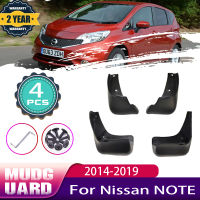 4PCS รถ Mud Flaps สำหรับ Nissan Note E12 2014 ~ 2018 Versa Mudguard Splash Guard Fender Mudflap อุปกรณ์เสริมอัตโนมัติ2015 2016 2017 2018