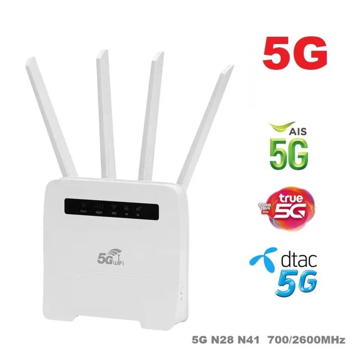 5G Indoor CPE Router WiFi SIM Router 2.4/5Ghz รองรับ 5G 4G 3G AIS,DTAC