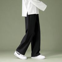 CODtianjia6731 Fashion Plain Loose Casual Black Summer Sport Running Hiking Jogger Long Pants Men Seluar Track Lelaki