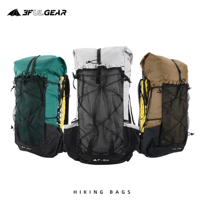 3F UL GEAR QiDian Hiking Backpack 40+16L Outdoor Waterproof Climbing Bag Qi Dian UltraLight Pack Trekking Men Women