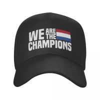 Classic Unisex We Are The Champions Netherlands Baseball Cap Adult Adjustable Dutch Flag Dad Hat Sun Protection Snapback Caps