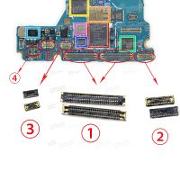 2pcs / lot LCD FPC Screen Connector ปลั๊กแบตเตอรี่ ขั้วต่อบอร์ด USB สําหรับ Samsung Galaxy Note 10 plus N975 N975F N975F / DS N975U