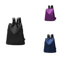 Ladies Anti-Theft All-Match Backpack Fashion Leisure Travel Solid Color School Bag Backpack