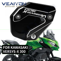 รถจักรยานยนต์ขาตั้งแผ่น Kickstand ขยาย Extension Pad สำหรับ Kawasaki Versys Versys300 Versys-X 300 2018 2019 2020 2021 2022
