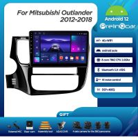 {เครื่องเล่นเสียง} ระบบแอนดรอยด์12DTS เสียงสำหรับ Mitsubishi Outlander 2012-2018ปีเครื่องเล่นมัลติมีเดียในรถยนต์48EQ บลูทูธสเตอริโอ2Din