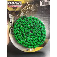 Woww สุดคุ้ม Osaki โซ่สีสะท้อนแสง 420-106ข้อ สีเขียว ราคาโปร เฟือง โซ่ แค ต ตา ล็อก เฟือง โซ่ เฟือง ขับ โซ่ เฟือง โซ่ คู่