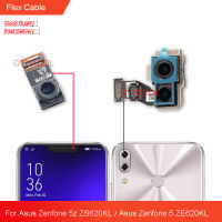 กล้องด้านหน้าด้านหลังของแท้สำหรับ Asus Zenfone 5 Z ZS620KL / Asus Zenfone 5 ZE620KL อะไหล่อะไหล่เปลี่ยนสายเคเบิลงอได้โมดูลกล้องหลัก