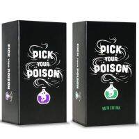 New style จัดส่งฟรีในสต็อก ฉบับภาษาอังกฤษ Pick Your Poison การ์ดเกม ของเล่นเกมกระดาน การ์ดต่อต้านมนุษย์