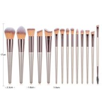 【CW】﹊☏◎  4/5/6/9/10Pcs Soft Hair Handle Loose Blush Foundation Contouring Makeup Set