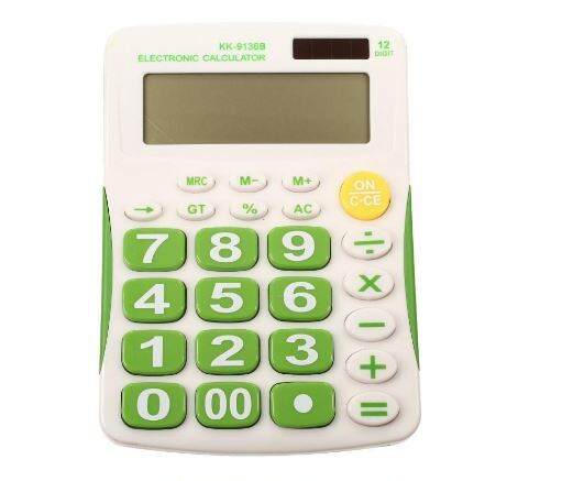 KK-9136B KENKO ELECTRONIC CALCULATOR 12digits WITH BATTERY (1BATTERY ...