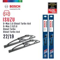 Bosch ใบปัดน้ำฝน ISUZU D-Max 2.5,3.0 Diesel Turbo, Diesel Turbo 4x4  รุ่น Advantage ขนาด 19 นิ้ว และ 22นิ้ว ปี 02 คุณภาพสูง ปัดสะอาด Dmax D max dmax