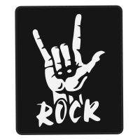 Heavy Metal Rock Music Mouse Pad Square Mousepad with Stitched Edges Anti-Slip Rubber Gamer Laptop Computer PC Table Mat