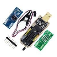 24 25Series PCB+Metal EEPROM Flash BIOS USB Programmer Module+SOIC8 SOP8 Test Clip for EEPROM 93CXX / 25CXX / 24CXX DIY KIT