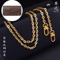 suitable for lv Old flower bag change mahjong bag one shoulder diagonal chain shoulder strap DIY single buy bag with metal high-grade pure copper chain