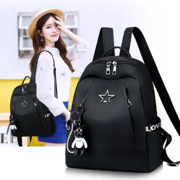 Solid Color Fashion Crossbody Bags Simple Waterproof Oxford Single