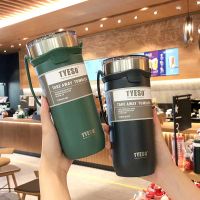 แก้วเก็บอุณหภูมิ Tyeso รุ่นใหม่ล่าสุด พร้อมหูหิ้ว ความจุ 550ml 710ml แก้วเก็บอุณหภูมิร้อนเย็นได้นานสูงสุด 8 ชั่วโมง TYESO BOTTLE แก้วน้ำ