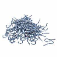 เกลียวละ100นิ้ว Eye Bolt Eyelet Hook Screw Assortment Blue เกลียวชุบยาว1.2ชิ้น