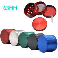 [พร้อมส่ง]Grinder ขนาด 63mm 4ชั้น ฟันคม งานCNC เครื่องบด สมุนไพร เมล็กกาแฟ