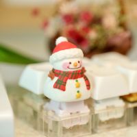 Personalized Design Little Snowman Keycaps kawaii Cute Gift for Cherry MX Switch Mechanical Keyboard Game Accessories Decoration