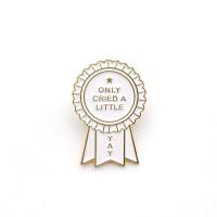 【YF】 Medal Enamel Brooch Only Cried A Little Spoof Pin Honot Insignia Ornament Jewelry