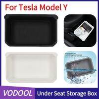 fvdbsdv Bilayer Car Seat Drawer Holder Hidden Auto Storage Panel Tissue Glasses Storage Rack Tissue Key Storage Case for Tesla Model Y